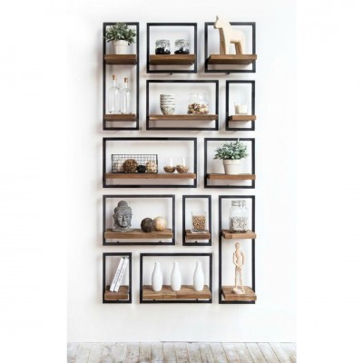 Milano Decorative Wall Shelves Set of 12