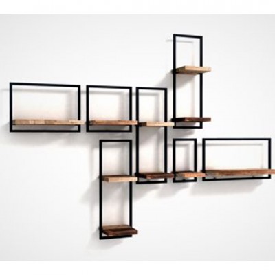 Milano Decorative Wall Shelves Set of 7 - 2