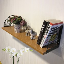 
									Decorative Fan-Shaped Shelf Brackets Set of 2 (Shelf Included)